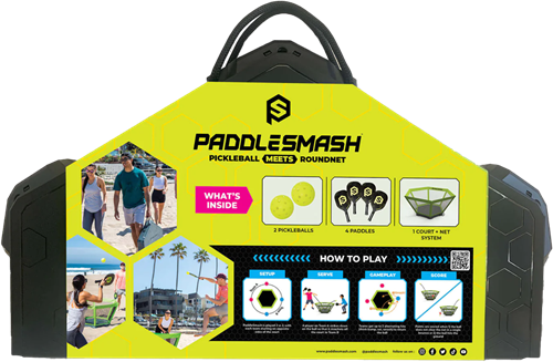 PaddleSmash - PaddleSmash set - 4 rackets, gamefield, 2 balls-3