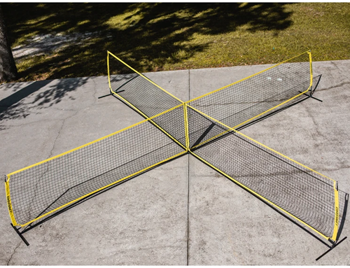 Crossnet - Pickleball set - Adjustable in standard net or Crossnet-2