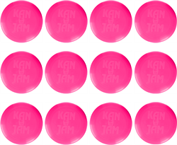 KanJam - Disc - Hot pink - Set of 12