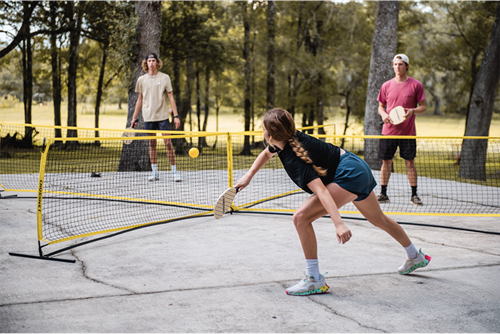 Crossnet - Pickleball set - Adjustable in standard net or Crossnet-3