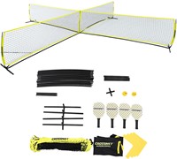 Crossnet - Pickleball set - Adjustable in standard net or Crossnet