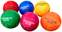 OMNIKIN® - Six balls 18’’ (0.46m) - (set of 6 colors) with Regular bladder