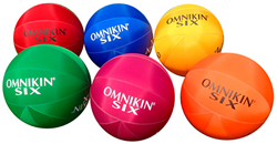 OMNIKIN® - Six balls 18’’ (0.46m) - (set of 6 colors) with Regular bladder