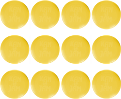 KanJam - Disc - Yellow - Set of 12